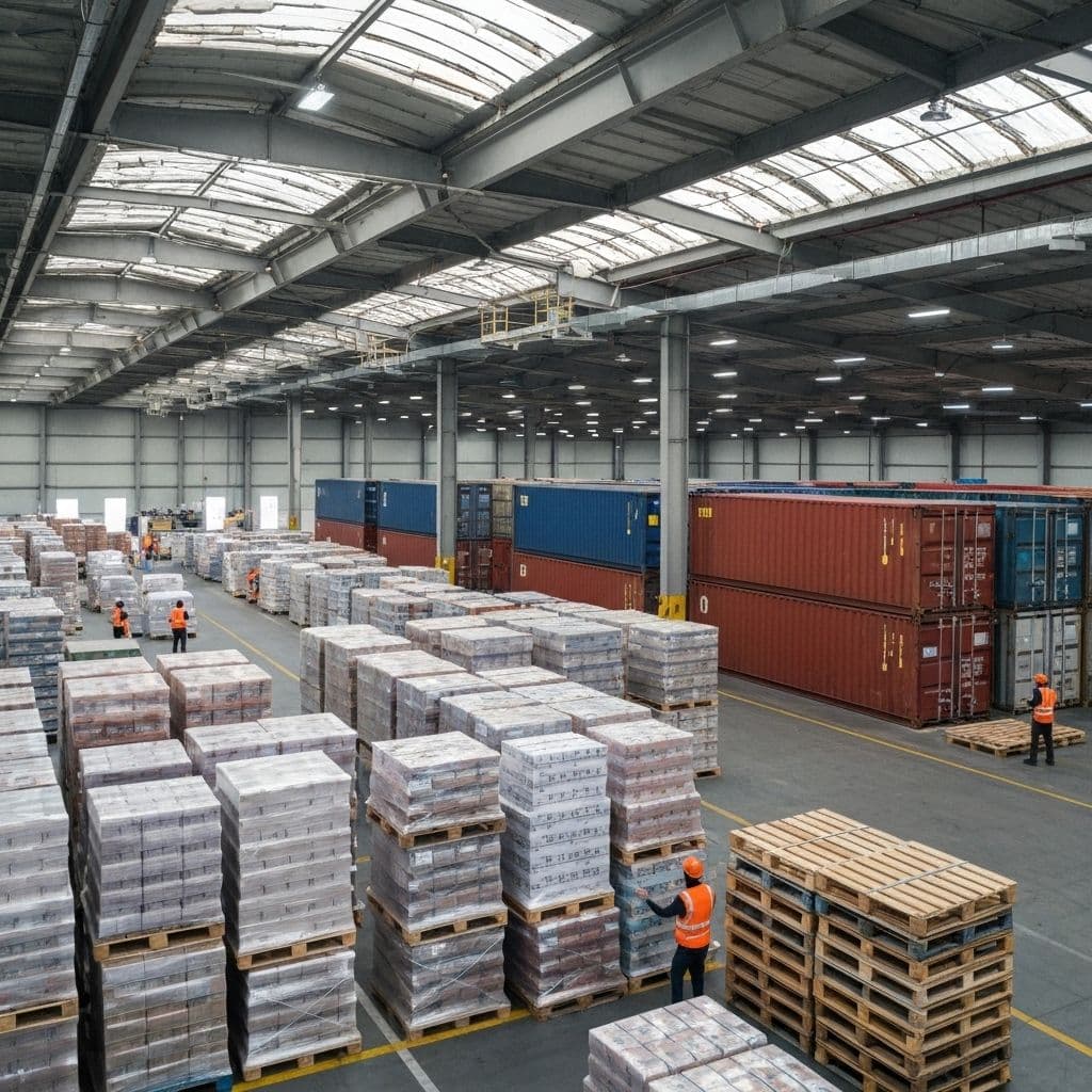 Supplier warehouse and global shipping